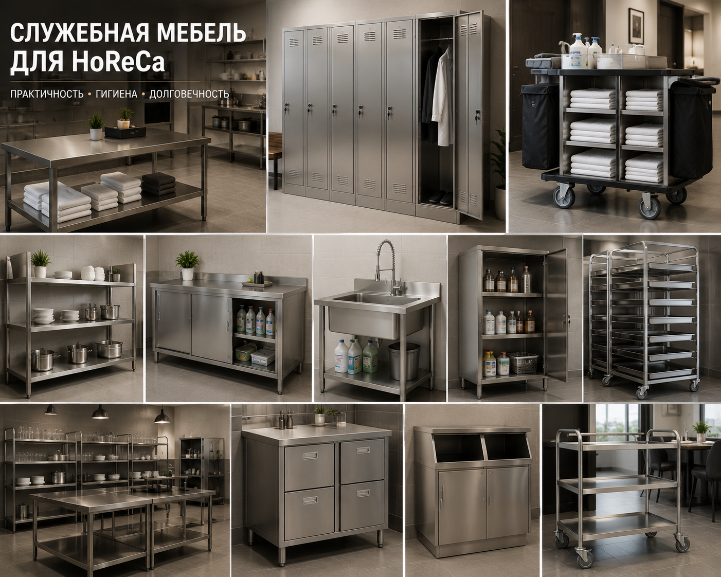 Служебная мебель для HoReCa